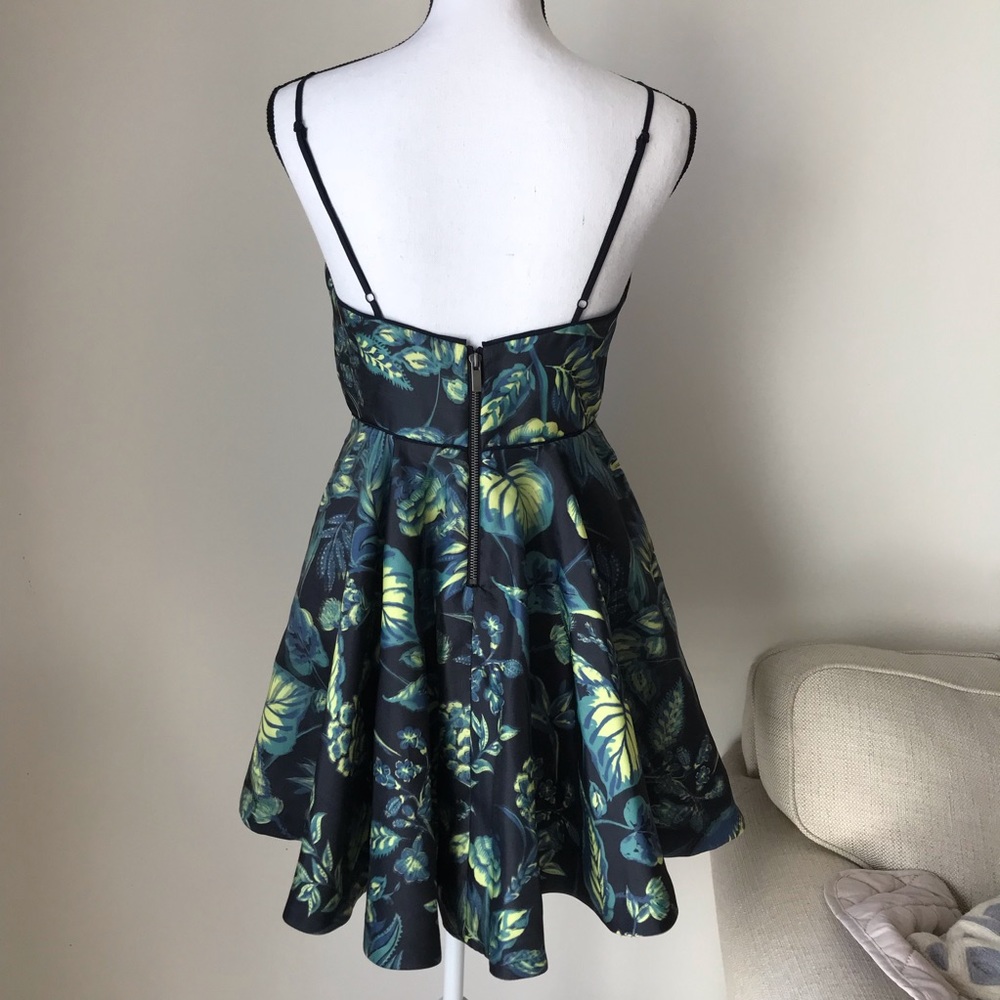 UO Silence & Noise Hologram Fit & Flare Mini Dress - Picture 7 of 7